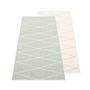 Pappelina - Max Reversible rug, 70 x 160 cm, sage / vanilla