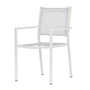 Fiam - Aria Stacking chair, white / silver gray