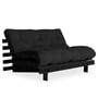 Karup Design - Roots Sofa bed, 140 x 200 cm, pine black / dark gray (734)