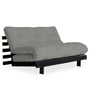 Karup Design - Roots Sofa bed, 140 x 200 cm, pine black / gray (746)