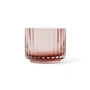 Lyngby Porcelæn - Tea light holder Ø 6.7 cm, burgundy