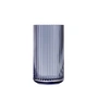 Lyngby Porcelæn - Glass vase, h 15.5 cm, midnight blue