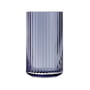 Lyngby Porcelæn - Glass vase, h 25 cm, midnight blue