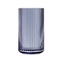 Lyngby Porcelæn - Glass vase, h 25 cm, midnight blue