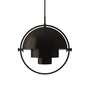 Gubi - Multi-Lite Pendant light S, Ø 22,5 cm, brass black / black