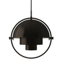 Gubi - Multi-Lite Pendant lamp Ø 36 cm, brass black / black