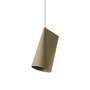 Moebe - Ceramic Pendant light, Narrow, olive