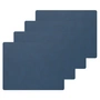 Lind DNA - Placemat Square L , 35 x 45 cm, Nupo midnight blue (set of 4)