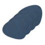Lind DNA - Glasuntersetzer Curve , Nupo midnight blue (set of 4)