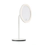 Zone Denmark - Cosmetic mirror with 5x magnification and LED lighting, Ø 18 cm, white