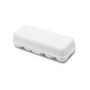Koziol - Eggs to go Reusable egg container, cotton white