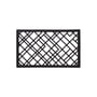 tica copenhagen - Rubber doormat, 45 x 75 cm, lines / black
