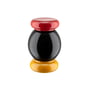 Alessi - Twergi Salt / pepper and spice mill ES18, black / yellow / red
