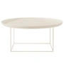 Norr11 - Duke Coffee table, H 39 x Ø 90 cm, antique white