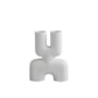 101 Copenhagen - Cobra Vase Double Mini , Bubble White