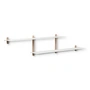 Gejst - Nivo Wall shelf H, light oak / white