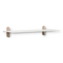 Gejst - Nivo Wall shelf G, light oak / white