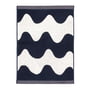 Marimekko - Lokki Towel 50 x 70 cm, off-white / dark blue