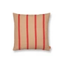 Ferm Living - Grand cushion, 50 x 50 cm, camel / red