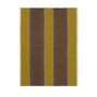 Ferm Living - Hale Tea towel, lime-dark blue-chocolate