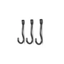 Ferm Living - Curvature Wall hooks, black (set of 3)