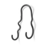 Ferm Living - Curvature Wall hook double, black
