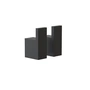 Frost - Quadra Wall hook 8, black (set of 2)