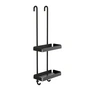 Frost - Nova2 Shower tray to hang double, black