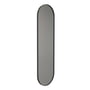 Frost - Unu Wall mirror 4139 with frame oval, 40 x 140 cm, black matt