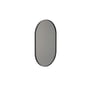 Frost - Unu Wall mirror 4138 with frame oval, 50 x 80 cm, black matt