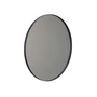 Frost - Unu Wall mirror 4142, Ø 80 cm, black