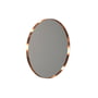 Frost - Unu Wall mirror 4130, Ø 60 cm, brushed copper