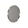 Frost - Unu Wall mirror 4130, Ø 60 cm, brushed copper