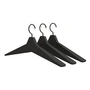 Frost - Coat hanger Unu 4 (set of 3), black / black polished