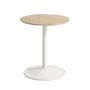 Muuto - Soft Side table, Ø 41 cm, H 48 cm, oak / off-white