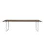 Muuto - 70/70 Dining table, 255 x 108 cm, smoked oak / white
