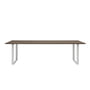 Muuto - 70/70 Dining table, 255 x 108 cm, smoked oak / grey