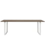 Muuto - 70/70 Dining table, 225 x 90 cm, smoked oak / white
