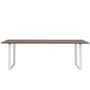 Muuto - 70/70 Dining table, 225 x 90 cm, smoked oak / white