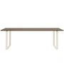 Muuto - 70/70 Dining table, 225 x 90 cm, smoked oak / sand