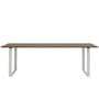 Muuto - 70/70 Dining table, 225 x 90 cm, smoked oak / grey