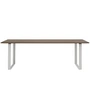 Muuto - 70/70 Dining table, 225 x 90 cm, smoked oak / grey