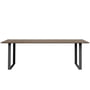 Muuto - 70/70 Dining table, 225 x 90 cm, smoked oak / black