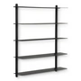 Gejst - Nivo Wall shelf E, black