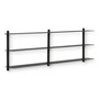 Gejst - Nivo Wall shelf D, black