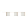 Tojo - Stell Shelving system add-on module, 160 cm wide, white