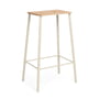 Frama - Adam Bar stool, H 65 cm, oiled oak / sand