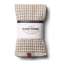 Humdakin - Towel with waffle structure, 55 x 80 cm, light stone