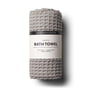 Humdakin - Bath towel with waffle structure, 70 x 135 cm, stone