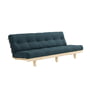Karup Design - Lean Sofa bed, natural pine / petrol blue